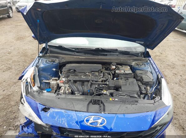 5NPLS4AG8PH105926 2023 HYUNDAI ELANTRA Blue Rear view
