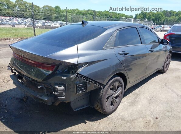 5NPLS4AG9NH078619 2022 HYUNDAI ELANTRA Gray Trasero derecho