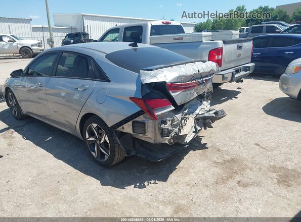 5NPLS4AG9PH112917 2023 HYUNDAI ELANTRA Серебряный Задняя левая четверть
