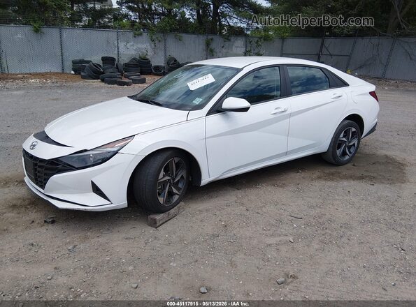 5NPLS4AGXPH102784 2023 HYUNDAI ELANTRA White Առջևի ձախ երեք քառորդ տեսարան