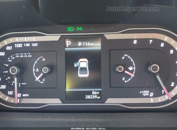 5NTJB4AE0PH071519 2023 HYUNDAI SANTA CRUZ White Widok tylnych siedzeń