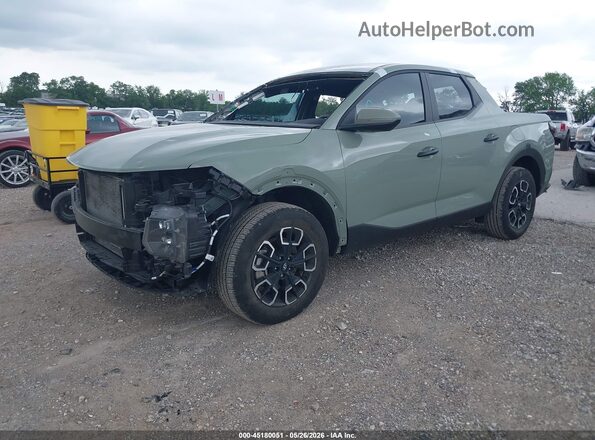 5NTJBDAE8RH085221 2024 HYUNDAI SANTA CRUZ Green Առջևի ձախ երեք քառորդ տեսարան
