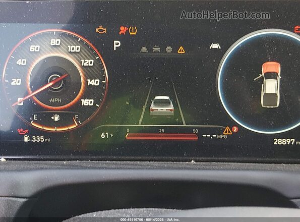 5NTJCDAE0PH074014 2023 HYUNDAI SANTA CRUZ Blue უკანა სავარძლების ხედი