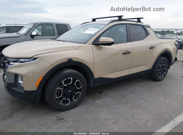 5NTJCDAE5PH056401 2023 HYUNDAI SANTA CRUZ Tan Առջևի ձախ երեք քառորդ տեսարան