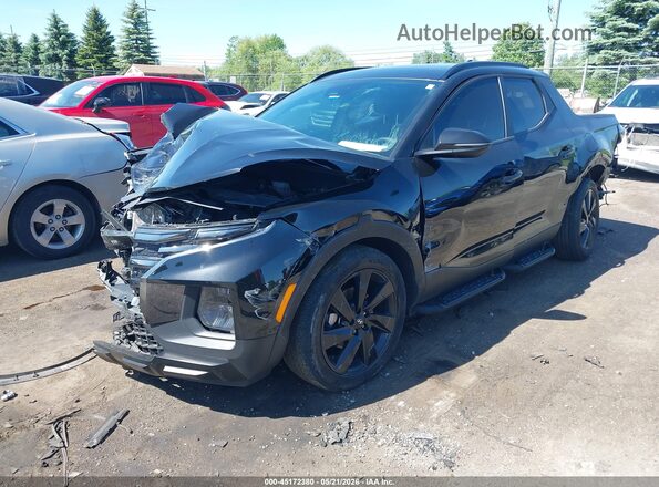 5NTJCDDF9RH107101 2024 HYUNDAI SANTA CRUZ Black Առջևի ձախ երեք քառորդ տեսարան