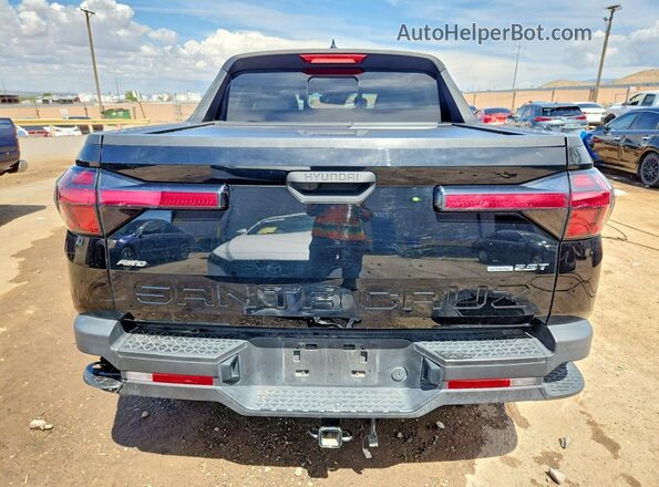 5NTJDDAF6NH001474 2022 HYUNDAI SANTA Black Rear view