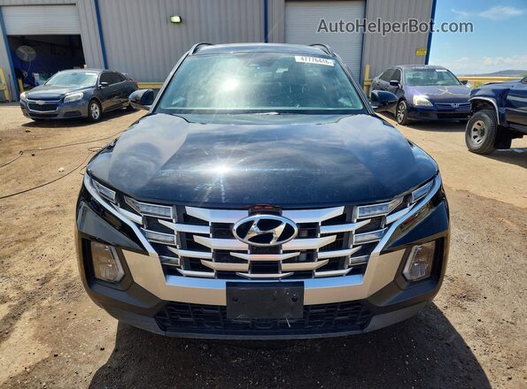 5NTJDDAF6NH001474 2022 HYUNDAI SANTA Black Front view