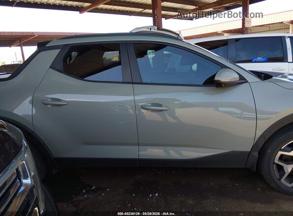 5NTJEDAF6PH063652 2023 HYUNDAI SANTA CRUZ Green Rear interior view