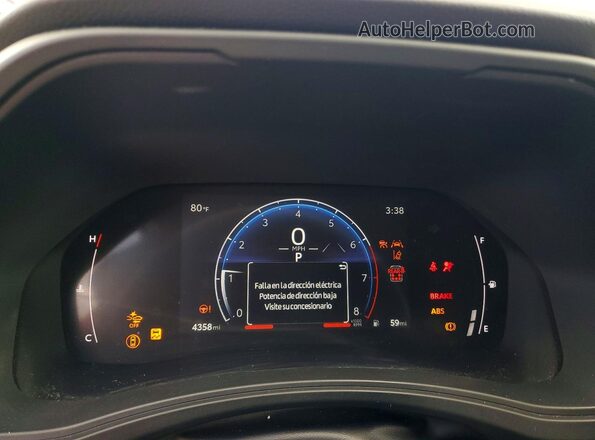 5TDAAAA52SS033132 2025 TOYOTA GRAND Белый Вид щитка приборов