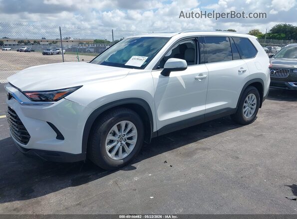 5TDAAAA53TS042620 2026 TOYOTA GRAND HIGHLANDER White Vista tres cuartos delantera izquierda