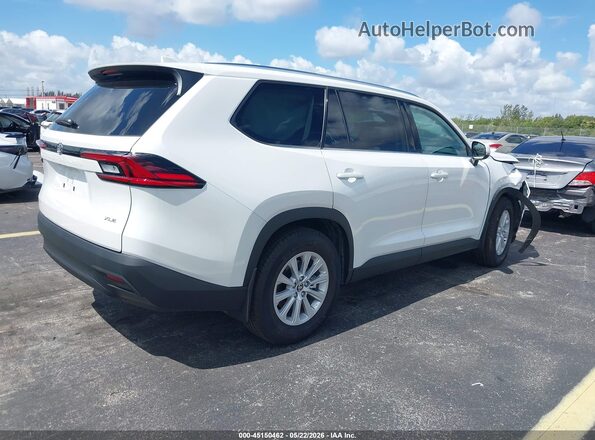 5TDAAAA53TS042620 2026 TOYOTA GRAND HIGHLANDER White Trasero derecho