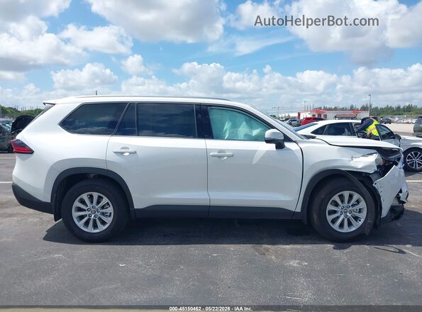 5TDAAAA53TS042620 2026 TOYOTA GRAND HIGHLANDER White Vista interior trasera
