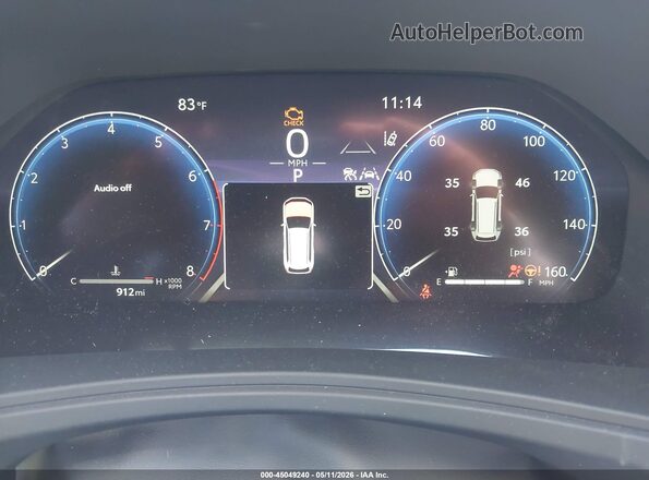 5TDAAAA59TS044131 2026 TOYOTA LIMITED Burgundy უკანა სავარძლების ხედი