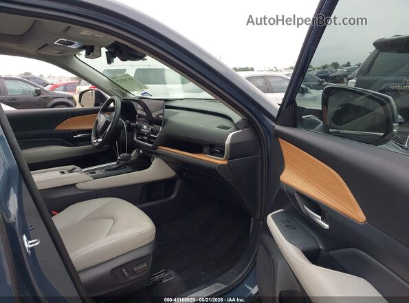 5TDAAAA5XSS020337 2025 TOYOTA GRAND HIGHLANDER Light Blue წინა სალონის ხედი
