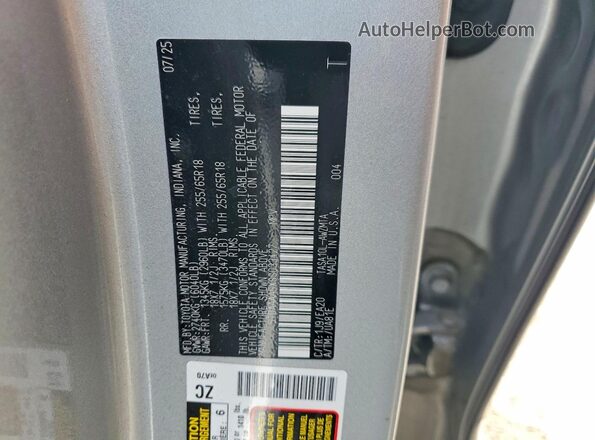 5TDAAAA5XSS033427 2025 TOYOTA GRAND Серебряный 