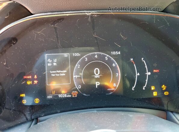 5TDAAAA64RS008994 2024 LEXUS TX Black Instrument cluster view