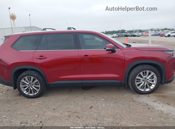 5TDAAAB51RS059388 2024 TOYOTA GRAND HIGHLANDER Red უკანა სალონის ხედი