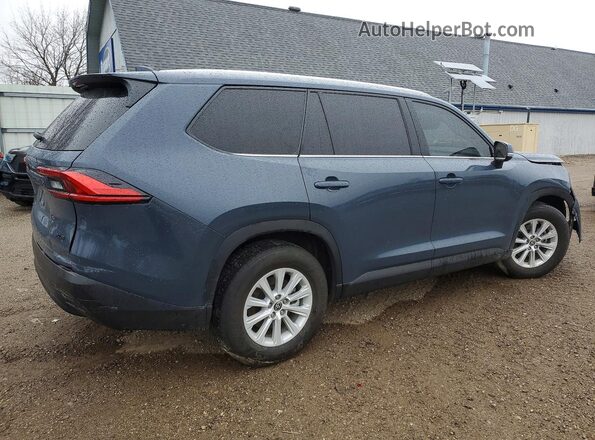 5TDAAAB53RS039983 2024 TOYOTA GRAND Синий Задняя правая четверть