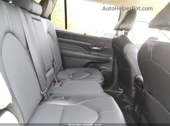 5TDAAAB58RS048436 2024 TOYOTA GRAND HIGHLANDER Black Widok naklejki z numerem VIN