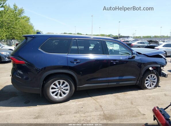 5TDAAAB58RS048436 2024 TOYOTA GRAND HIGHLANDER Black Widok wnętrza z tyłu