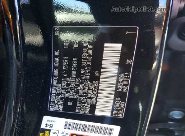 5TDAAAB5XSS078589 2025 TOYOTA GRAND Black 