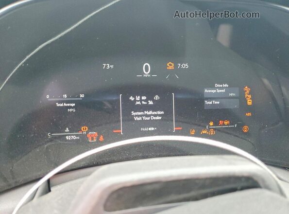 5TDAAAB63SS027623 2025 LEXUS TX Black Vista del cuadro de instrumentos