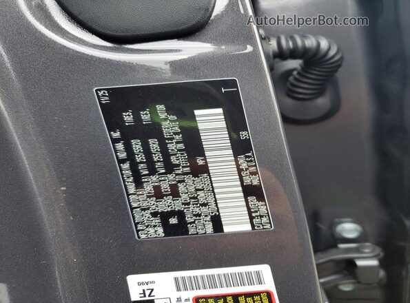 5TDAAAB69TS056934 2026 LEXUS TX Серый Панорамный вид салона 360°