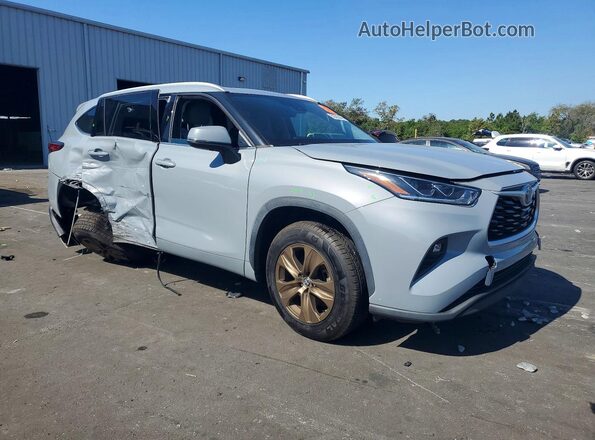 5TDAARAH2NS514253 2022 TOYOTA HIGHLANDER HYBRID Gray 