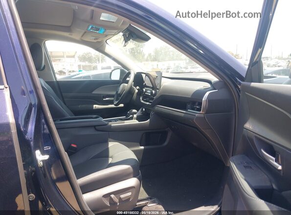 5TDABAA54SS003224 2025 TOYOTA GRAND HIGHLANDER Blue წინა სალონის ხედი