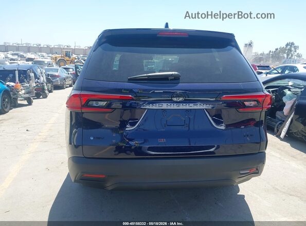 5TDABAA54SS003224 2025 TOYOTA GRAND HIGHLANDER Blue 