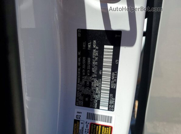 5TDACAB52SS036444 2025 TOYOTA LIMITED Белый Вид наклейки с VIN-кодом