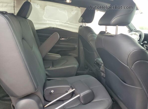 5TDACAB52SS043877 2025 TOYOTA HIGHLANDER HYBRID Black უკანა სალონის ხედი
