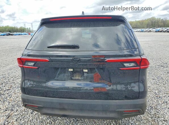 5TDACAB52SS043877 2025 TOYOTA HIGHLANDER HYBRID Black უკანა ხედი