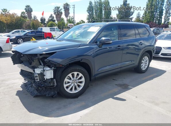 5TDACAB53RS019016 2024 TOYOTA GRAND HIGHLANDER Gray წინა მარცხენა ხედი სამი მეოთხედიდან