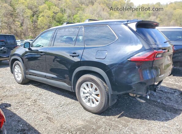 5TDACAB54SS051009 2025 TOYOTA HIGHLANDER HYBRID Black Հետևի ձախ