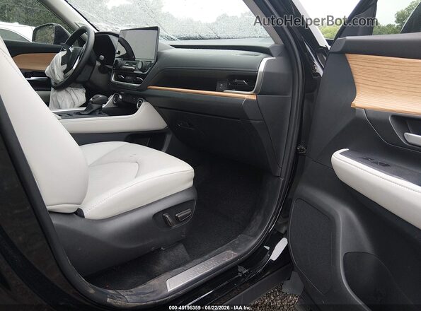 5TDACAB55SS042206 2025 TOYOTA GRAND HIGHLANDER Черный Вид салона спереди