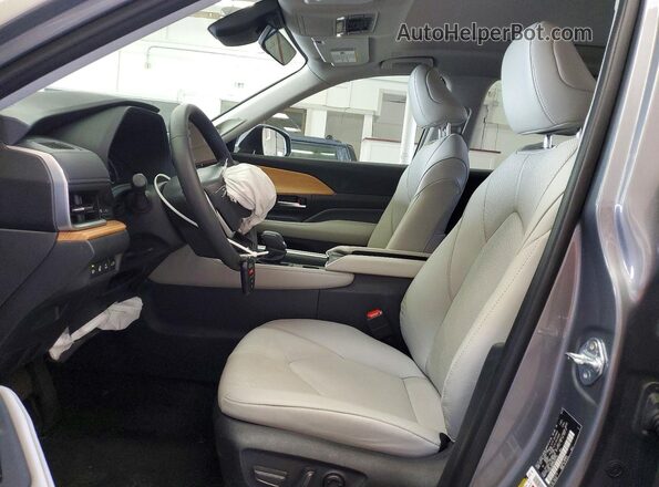 5TDACAB56SS042733 2025 TOYOTA GRAND Gray Front interior view