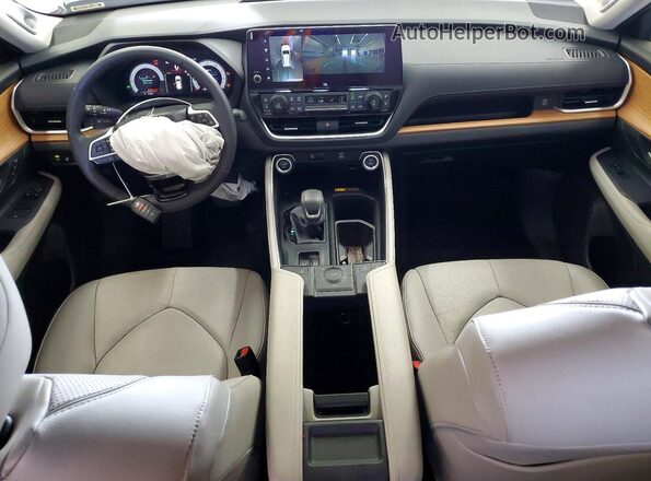 5TDACAB56SS042733 2025 TOYOTA GRAND Gray Dashboard view
