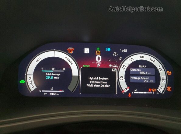 5TDACAB56SS042733 2025 TOYOTA GRAND Gray Instrument cluster view