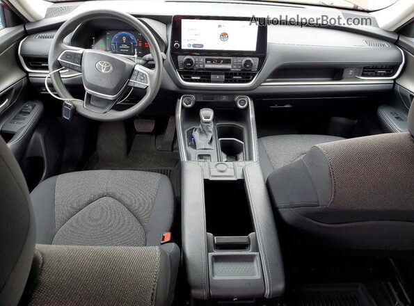 5TDACAB56SS054364 2025 TOYOTA GRAND Red Вид панелі приладів
