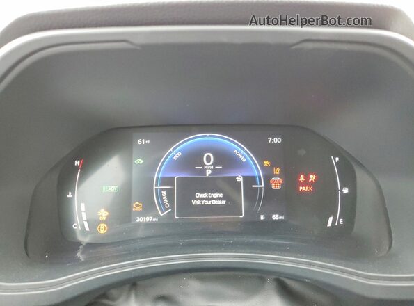 5TDACAB56SS054364 2025 TOYOTA GRAND Red Вид щитка приладів