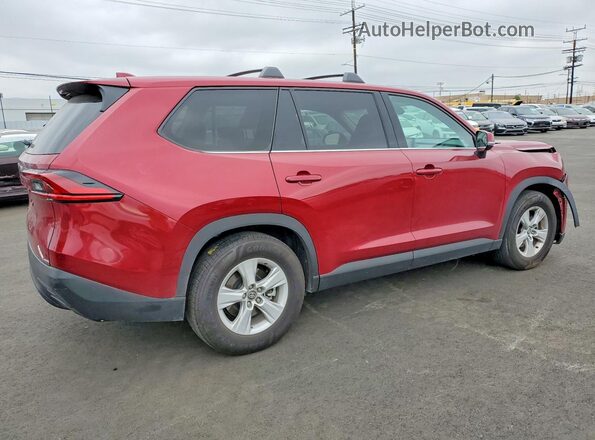 5TDACAB56SS054364 2025 TOYOTA GRAND Red Задня права чверть