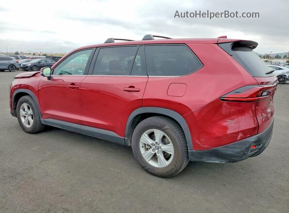 5TDACAB56SS054364 2025 TOYOTA GRAND Red Задня ліва чверть