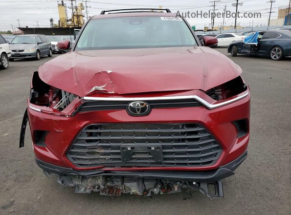 5TDACAB56SS054364 2025 TOYOTA GRAND Red Вид спереду