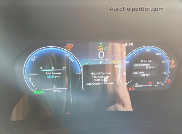 5TDACAB58TS079249 2026 TOYOTA GRAND Black Instrument cluster view