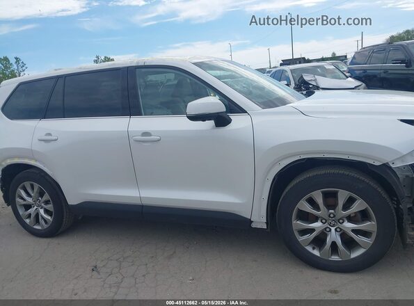 5TDACAB5XRS010667 2024 TOYOTA GRAND HIGHLANDER White უკანა სალონის ხედი