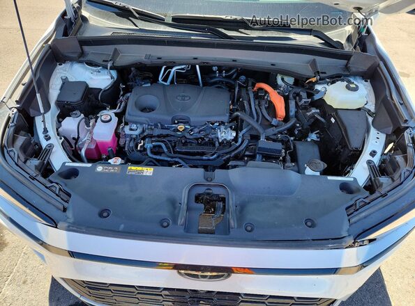 5TDACAB5XSS055159 2025 TOYOTA HIGHLANDER HYBRID White ძრავის განყოფილების ხედი