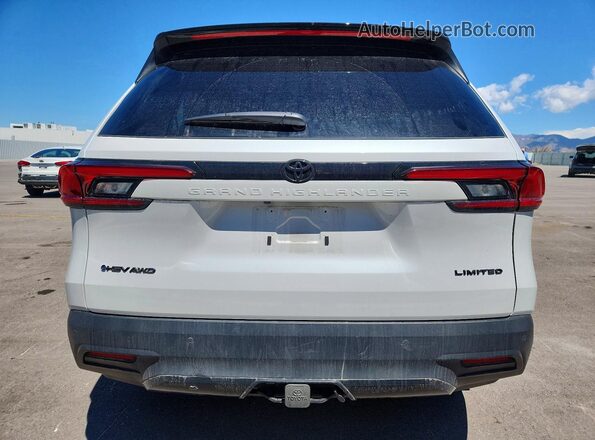 5TDACAB5XSS055159 2025 TOYOTA HIGHLANDER HYBRID White უკანა ხედი
