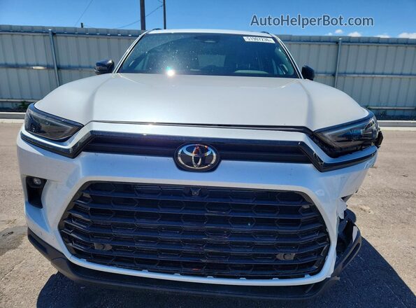 5TDACAB5XSS055159 2025 TOYOTA HIGHLANDER HYBRID White წინა ხედი