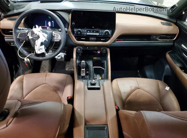 5TDADAB54RS009639 2024 TOYOTA HIGHLANDER HYBRID Черный Вид панели приборов